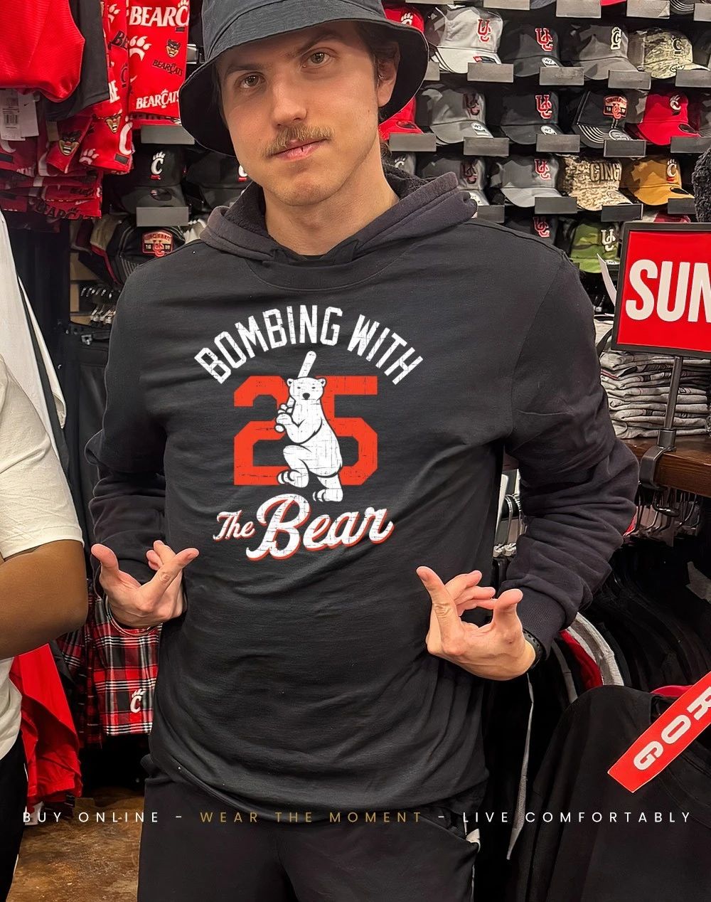 Baltimore Baseball Bombing With The Bear no 25 shirt
