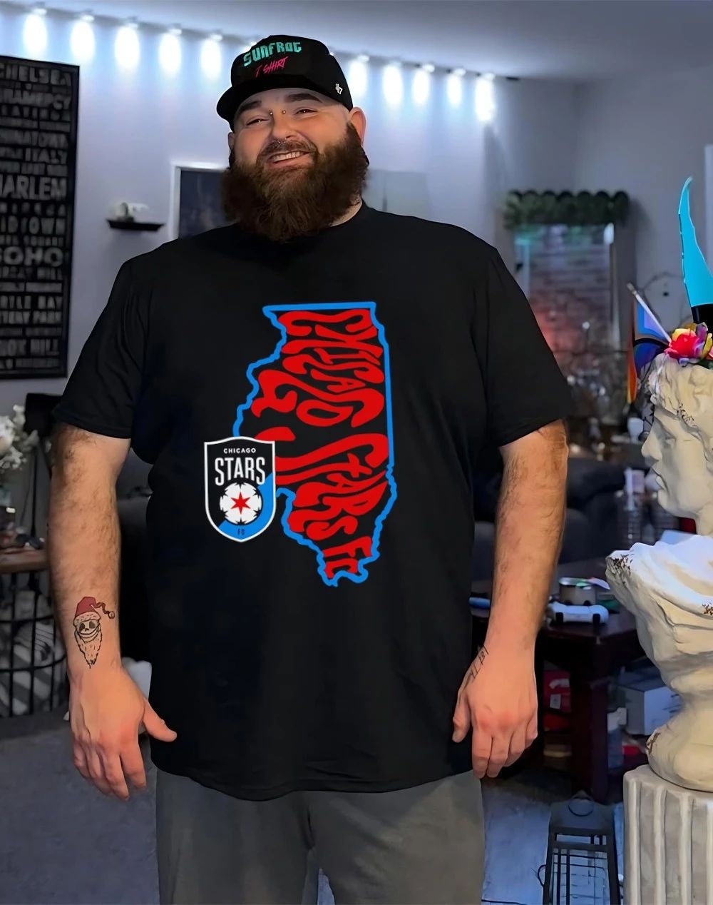Chicago Stars FC Groovy State graphic shirt