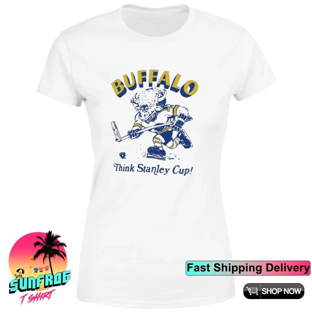 Buffalo Think Stanley Cup mascot shirt