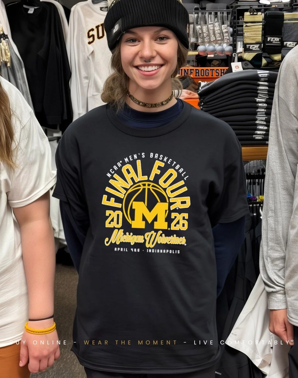 Michigan Wolverines 2026 NCAA Men’s Basketball Tournament March Madness Final Four logo shirt