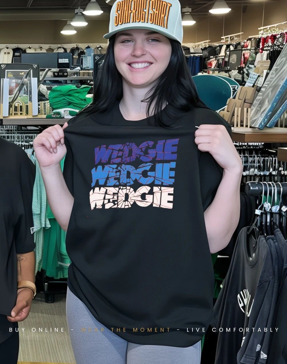 Colorado Avalanche Scott Wedgewood wedgie wedgie wedgie shirt