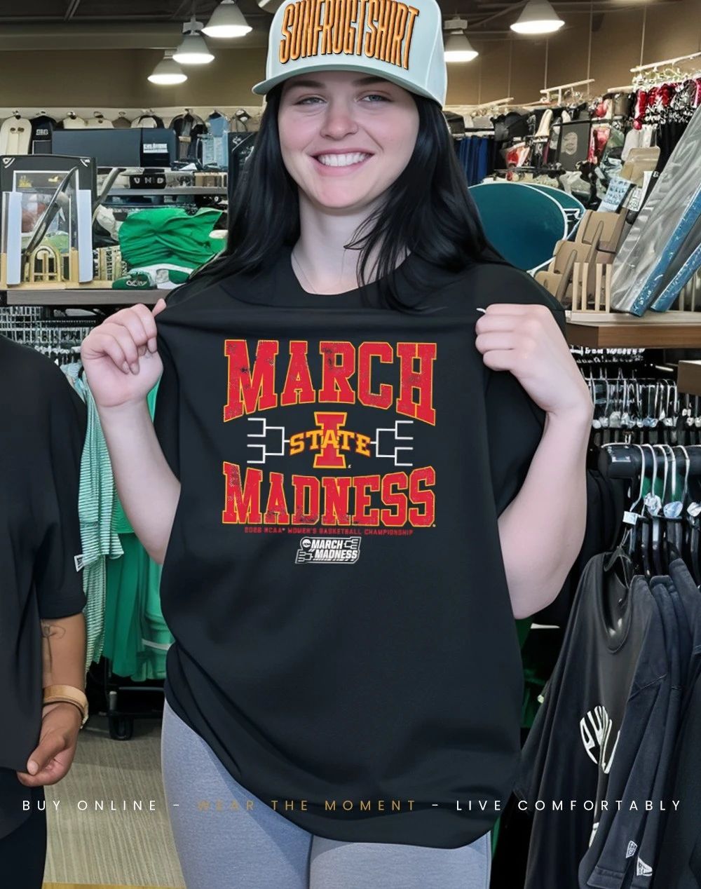 Iowa State Cyclones WBB 2026 March Madness logo shirt