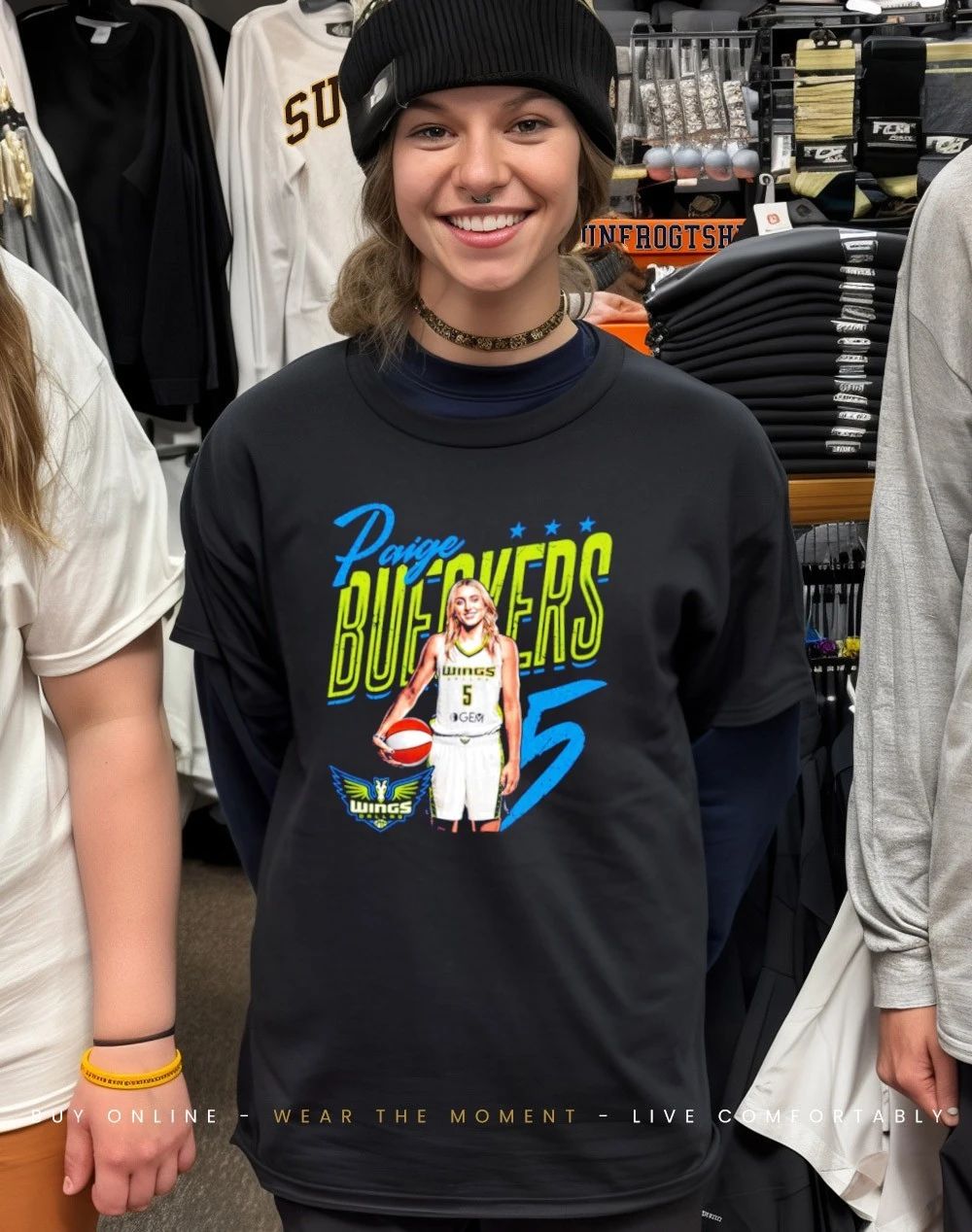 Paige Bueckers Dallas Wings Player Pose shirt