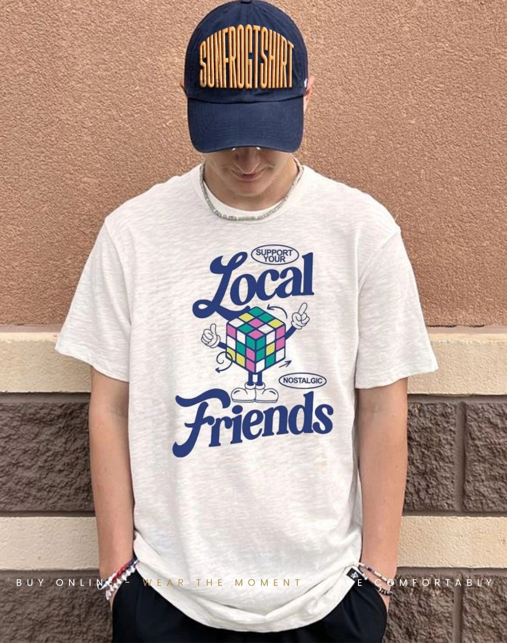 Rubik cube local friend support your nostalgic shirt