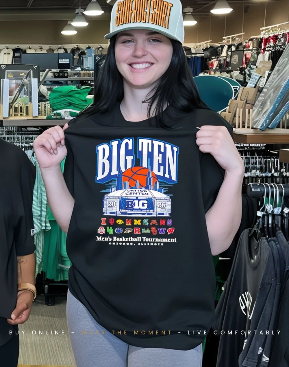 Big Ten 2026 Big Ten Men’s Basketball Tournament Arena logo shirt