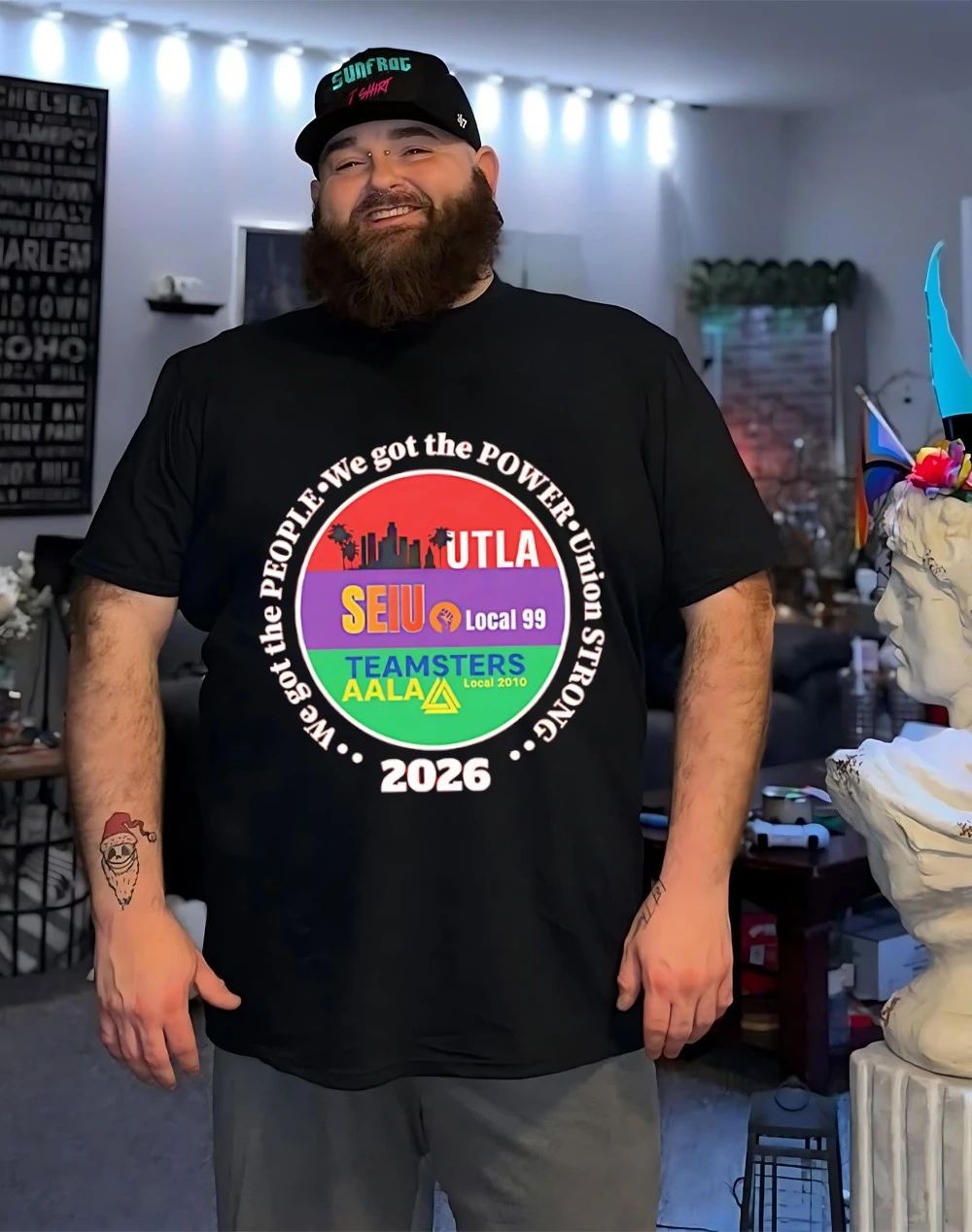 UTLA SEIU AALA Unions Strong we got the Power 2026 shirt