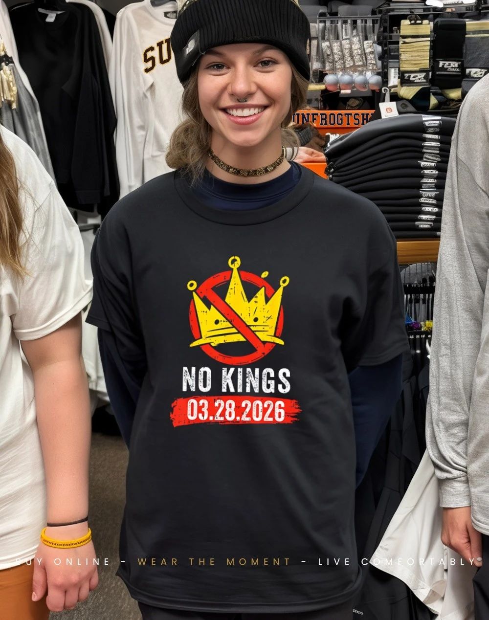 No Kings 3.28.2026 anti Trump shirt