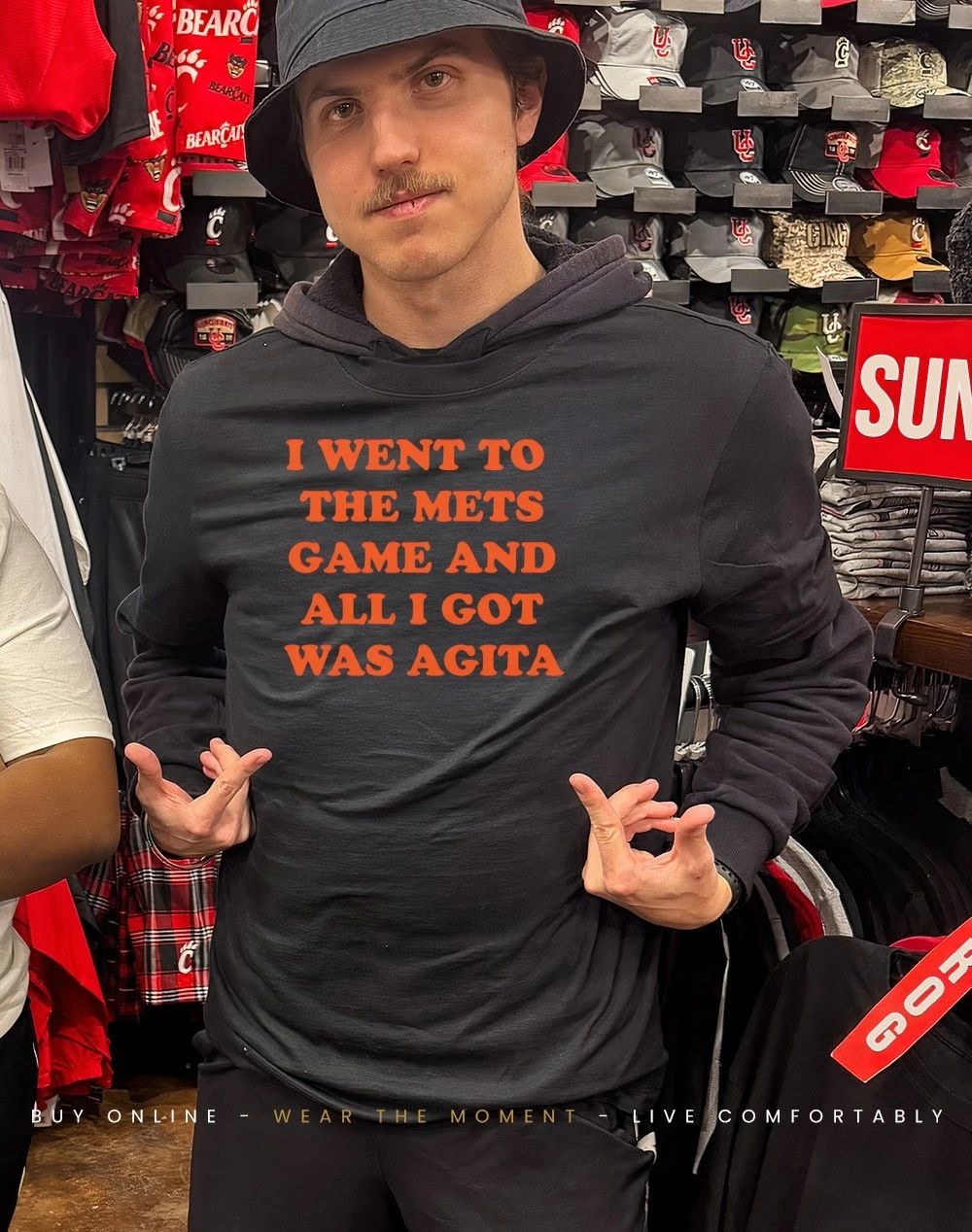 I went to the Mets game and all I got was agita shirt