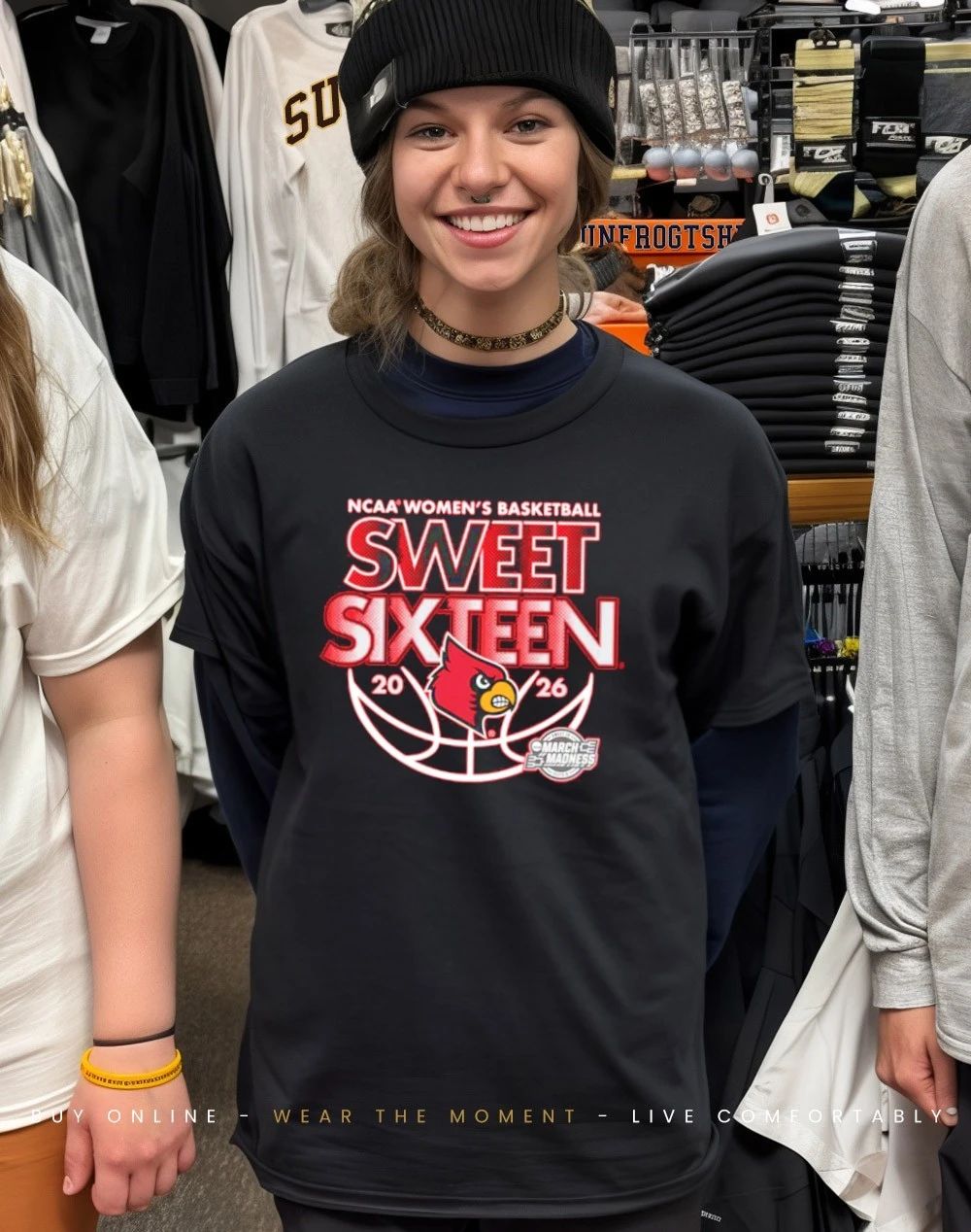 Louisville Women’s Basketball 2026 NCAA March Madness Sweet Sixteen shirt