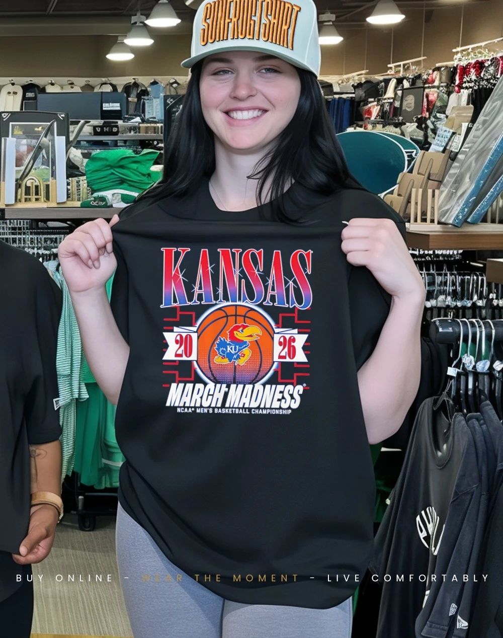 Kansas Jayhawks MBB 2026 March Madness logo shirt
