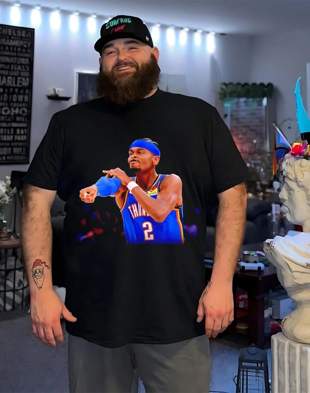 Shai Gilgeous-Alexander OKC Thunder 2026 meme graphic shirt