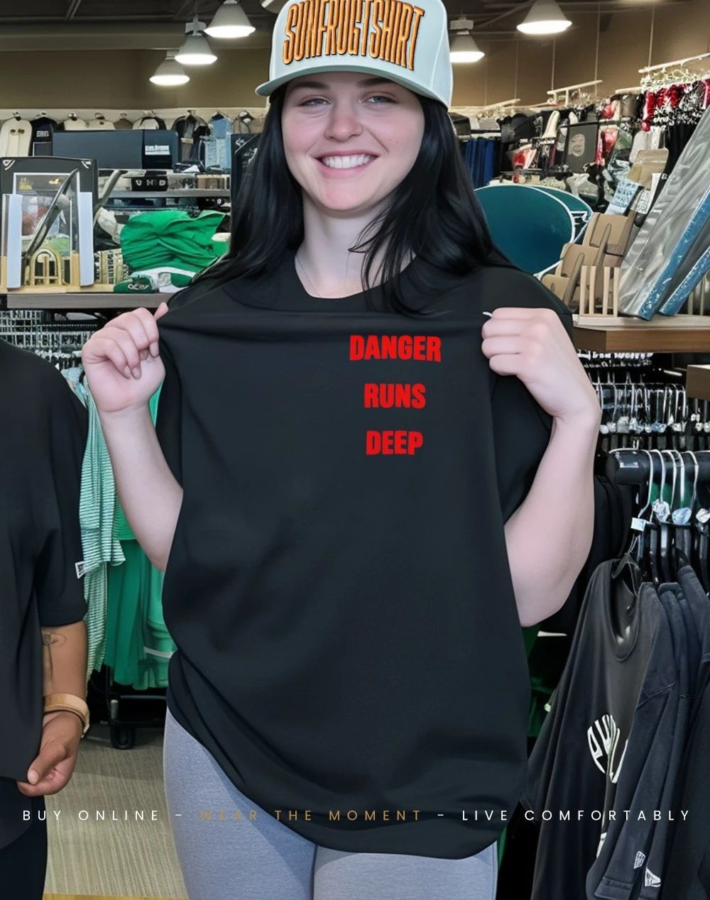 Hailey bieber danger runs deep shirt