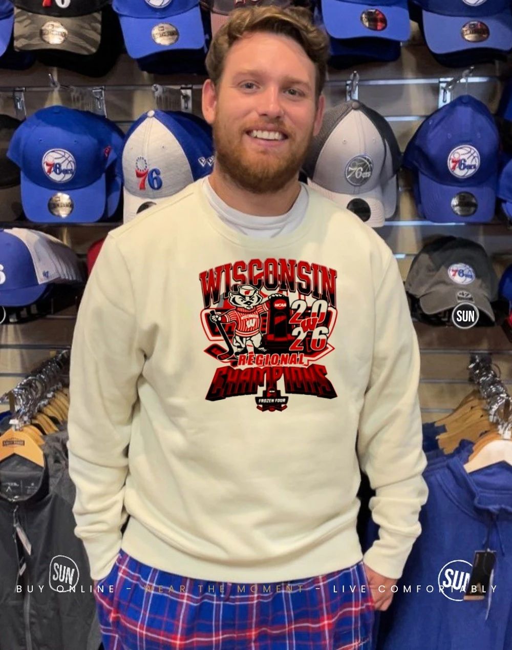 Wisconsin Badgers Regional Champions 2026 mascot shirt