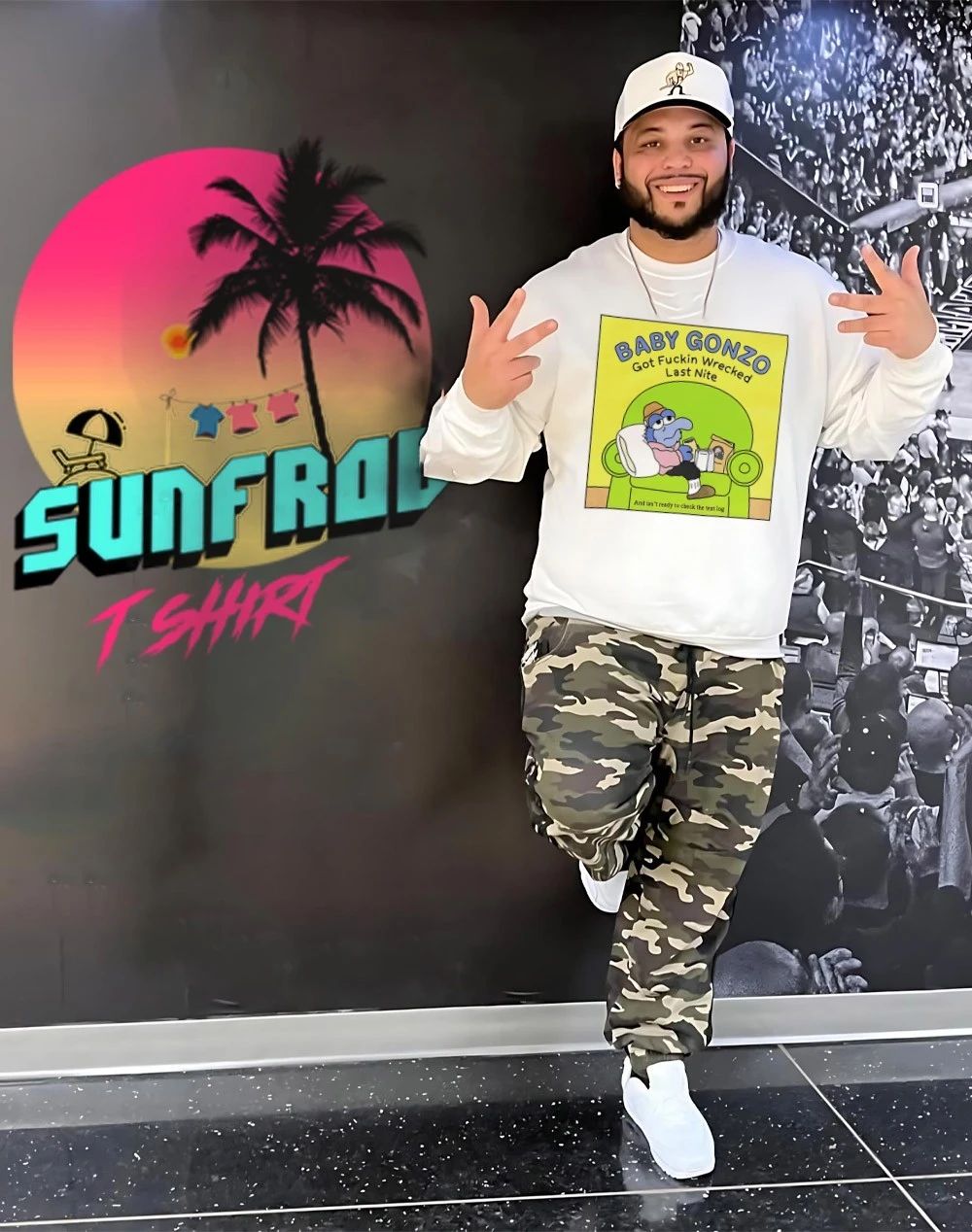 Baby Gonzo got fuckin wrecked last nite shirt