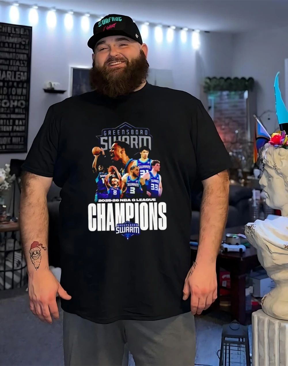 Greensboro Swarm G League Champions 2026 all team shirt