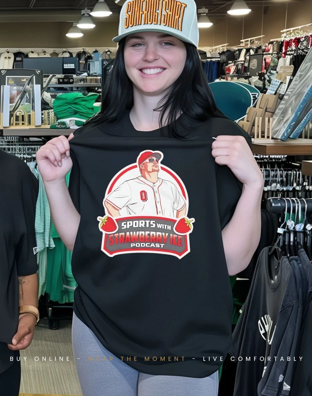 Cincinnati Red Sports with Strawberry Ice Podcast shirt