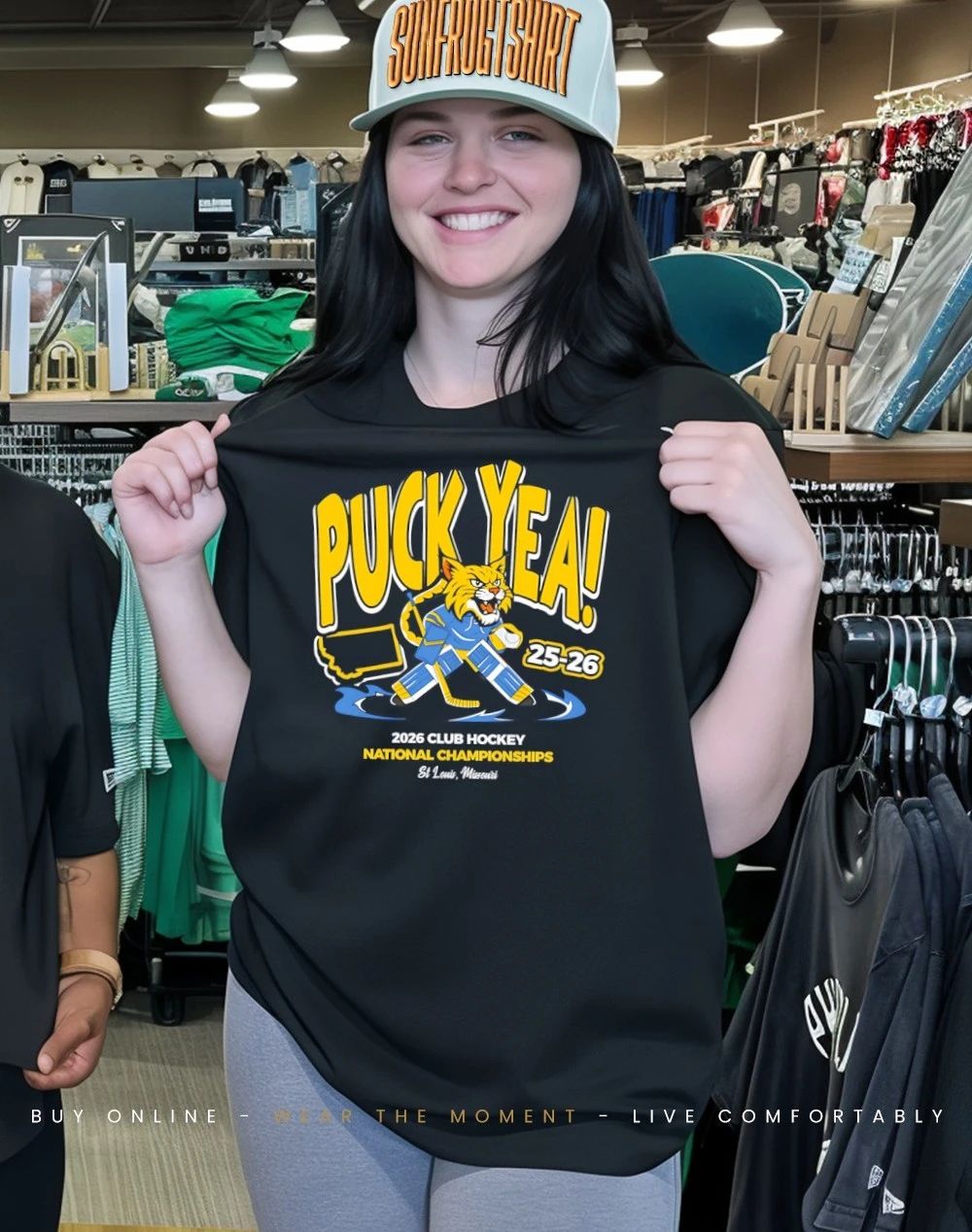 Puck Yea 2026 Club Hockey Nationals Championships shirt