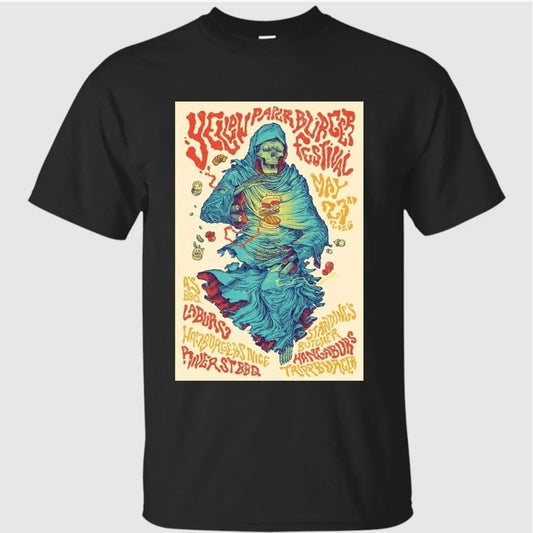 Yellow Paper Burger Fest Tour 2026 Los Angeles Poster Shirt