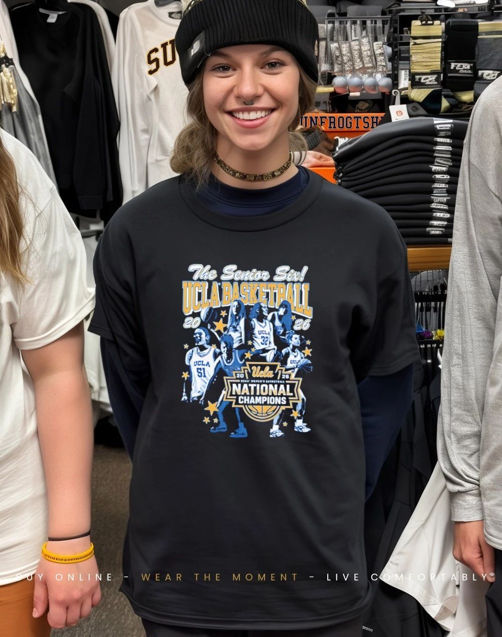 UCLA Women’s Basketball 2026 National Champions The Senior Six shirt