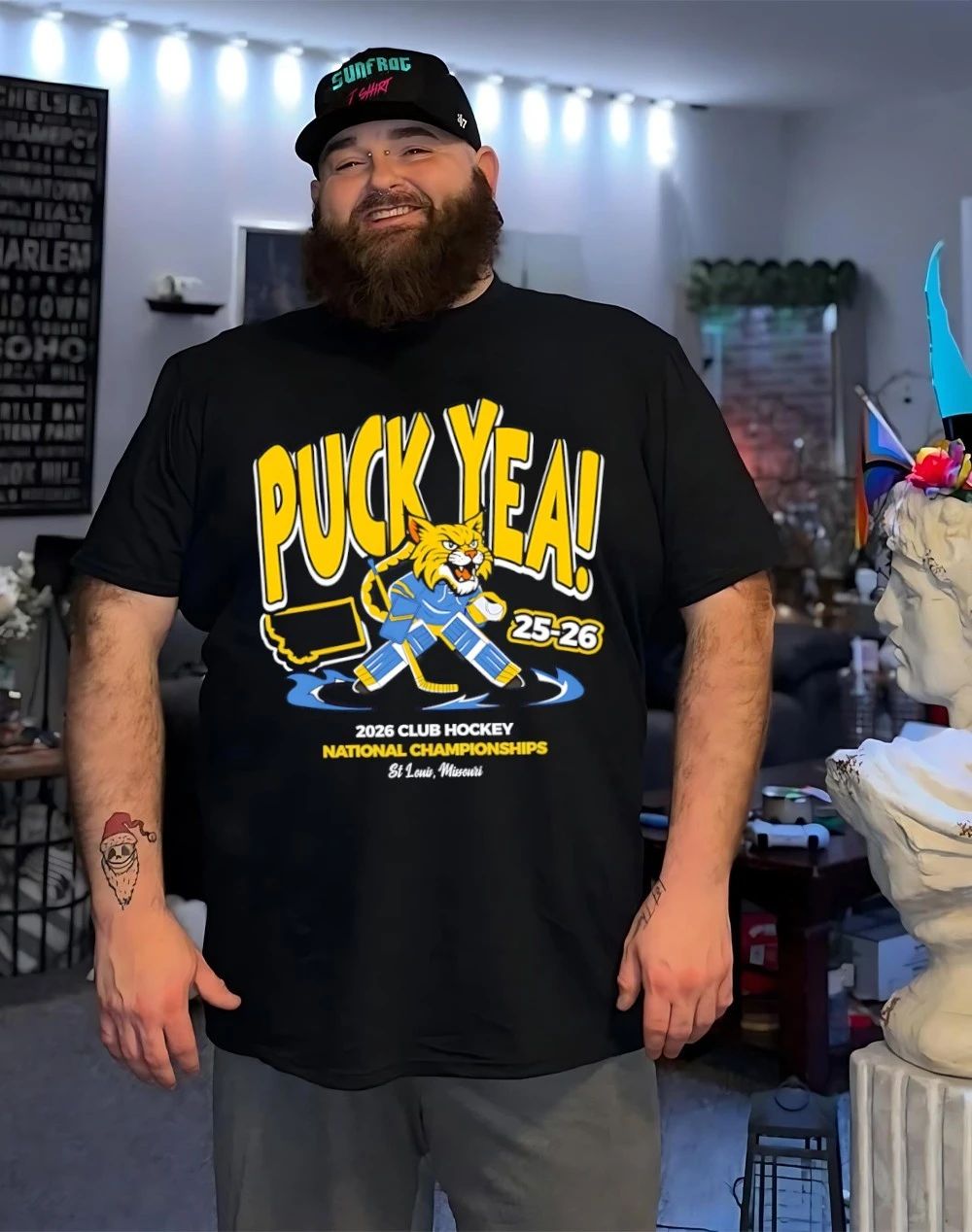 Puck Yea 2026 Club Hockey Nationals Championships shirt