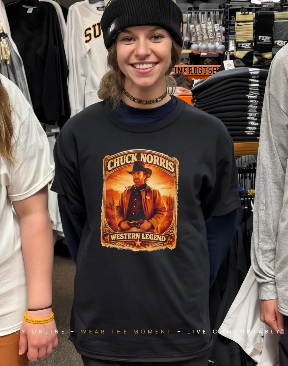 RIP Chuck Norris Western Legend Memorial shirt