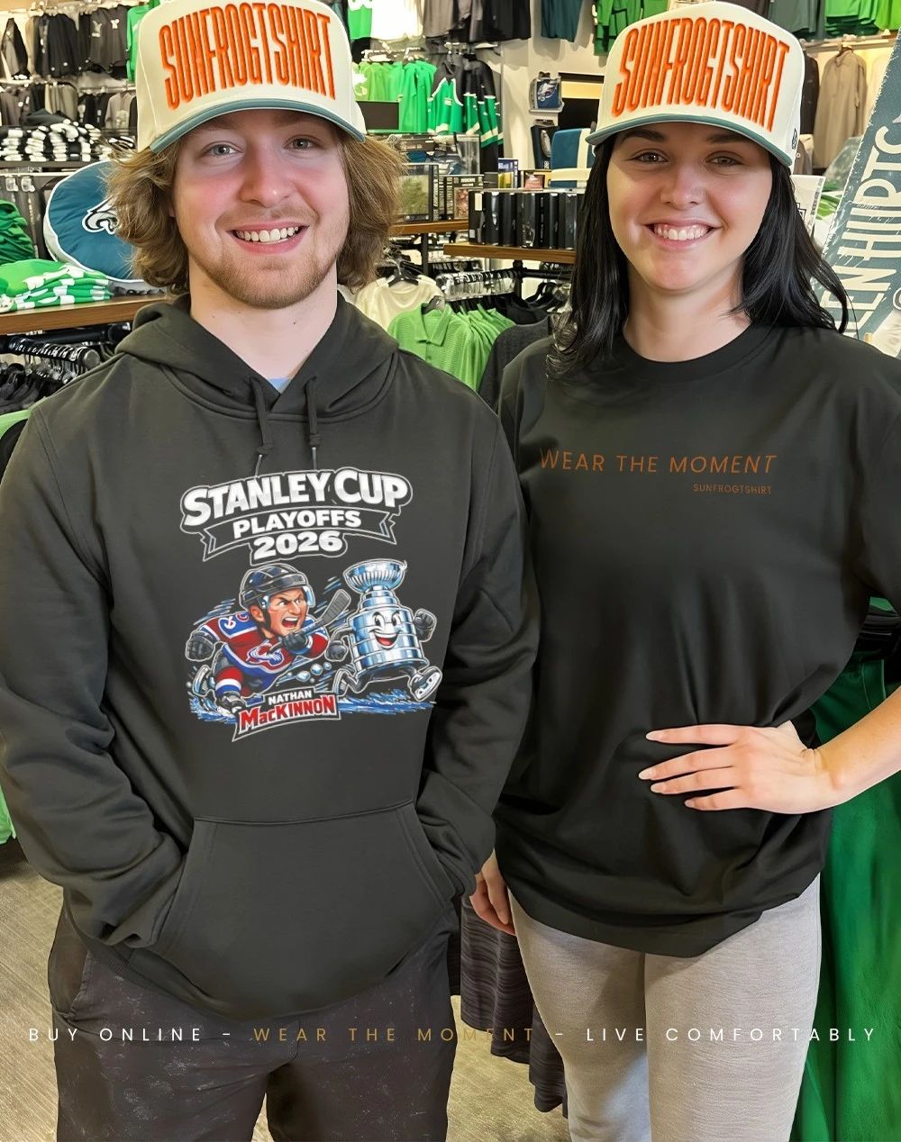 Nathan Mackinnon 2026 Stanley Cup Playoffs cartoon shirt