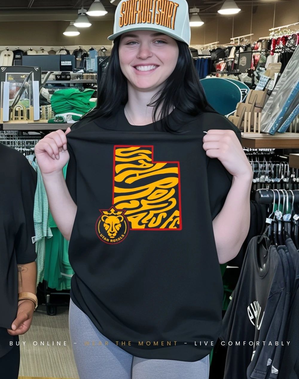Utah Royals FC Groovy State graphic shirt