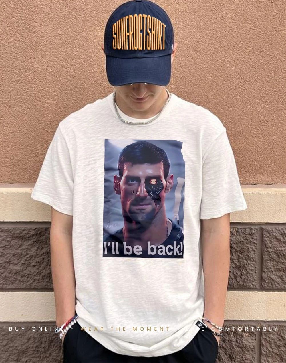 Djokovic Terminator I’ll be back shirt
