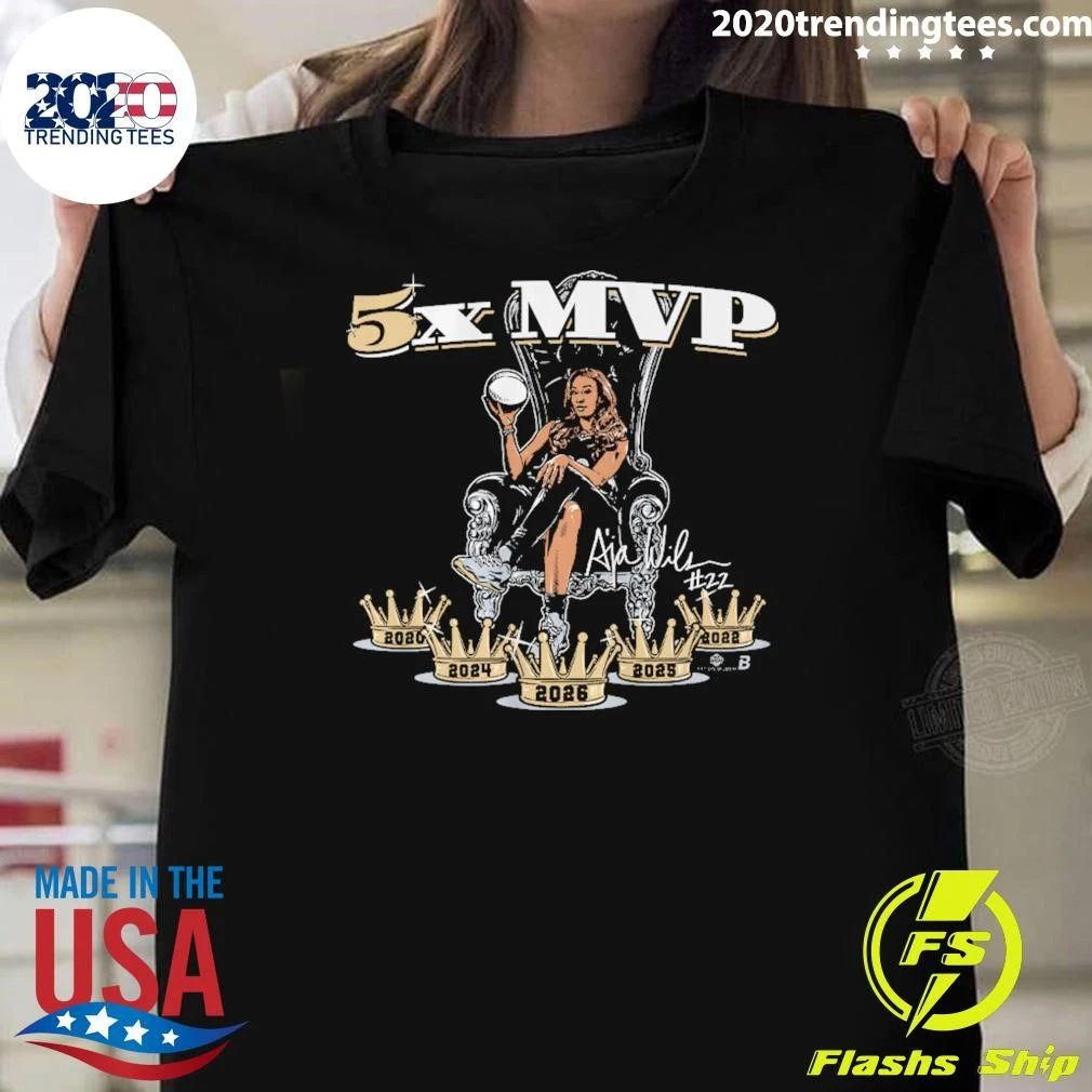 A’ja Wilson 5x MVP Shirt