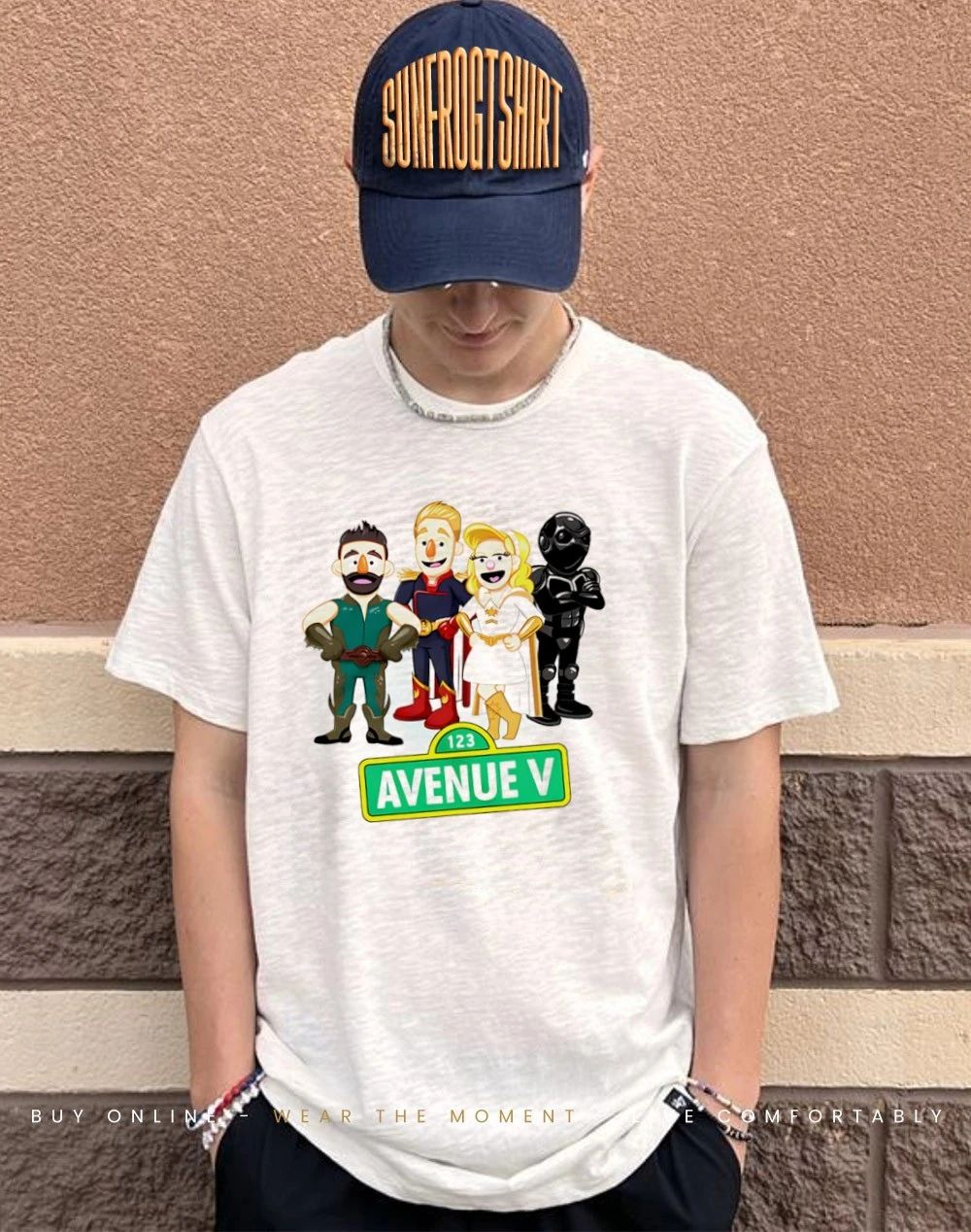 Avenue V cartoon shirt