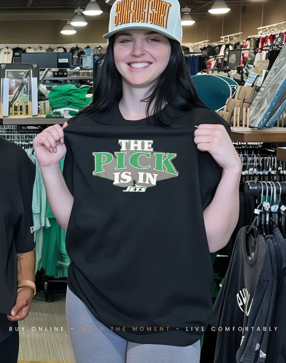 New York Jets The Pick Is In logo shirt