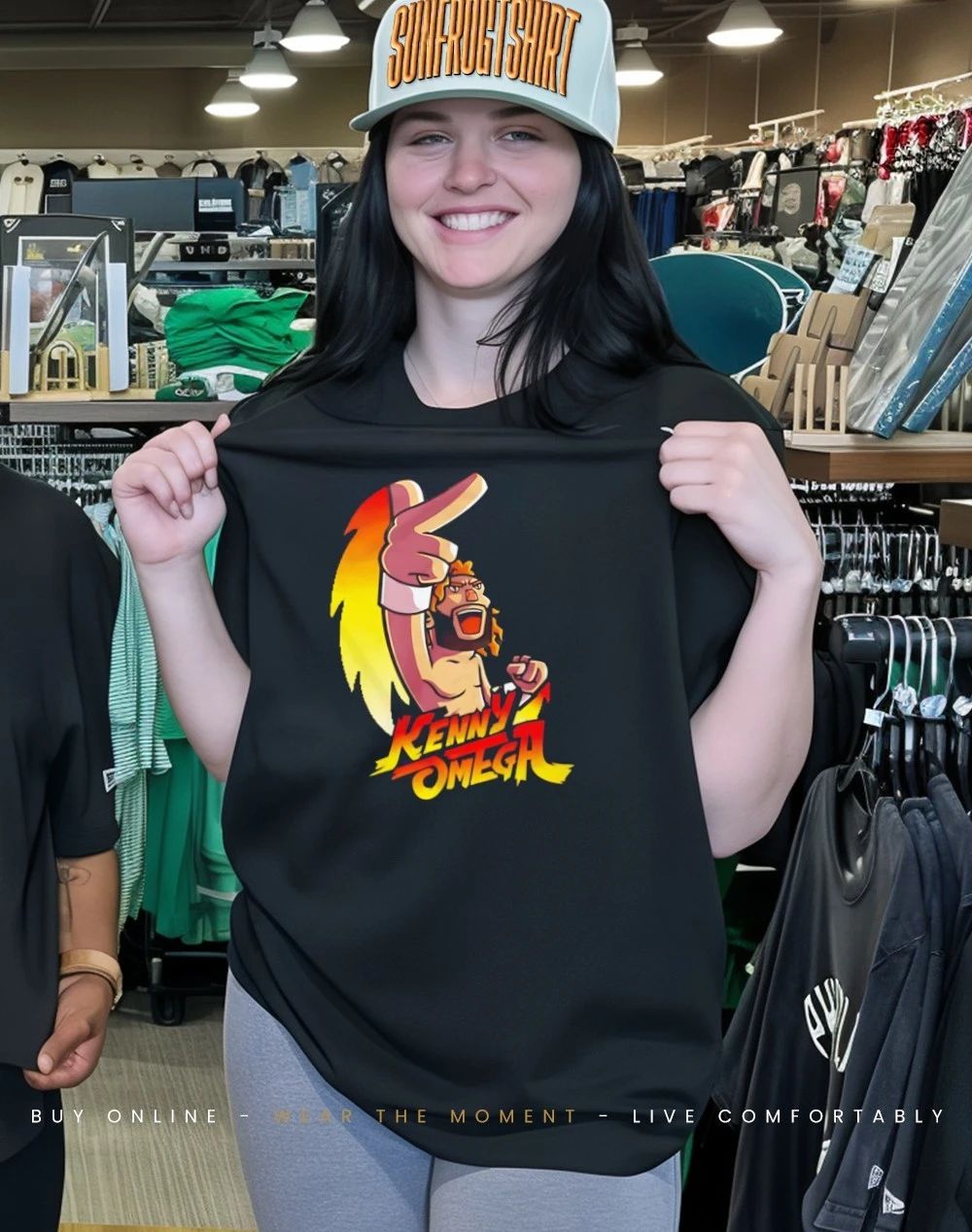 Kenny Omega caricature graphic shirt