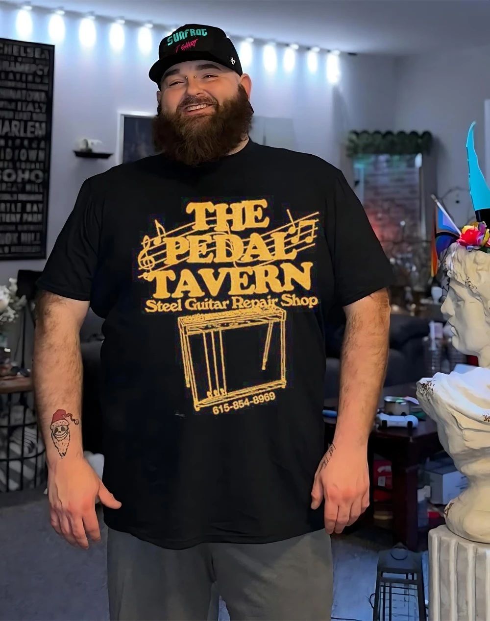 The Pedal Tavern Steel Guitar Repair shop shirt