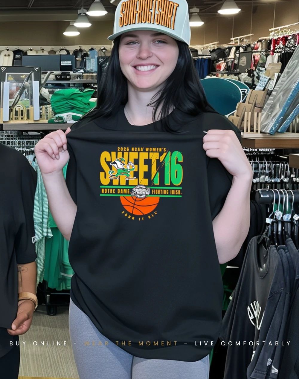 Notre Dame Fighting Irish Sweet 16 2026 Womens March Madness shirt
