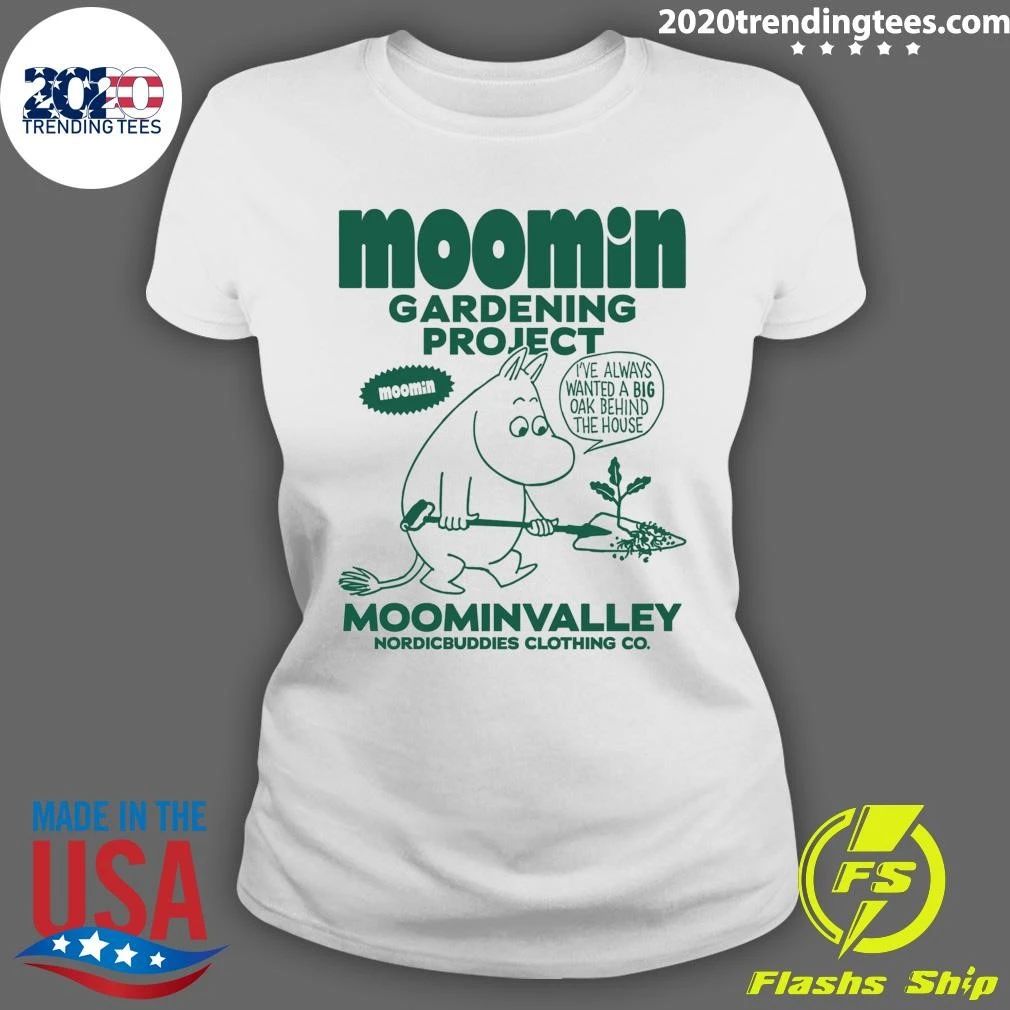Moomin Gardening Project Moominvalley Nordicbuddies Clothing Co Shirt