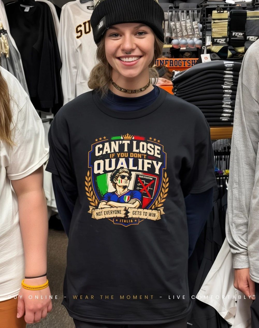 Can’t Lose If you don’t Qualify not everyone gets to win Italian shirt