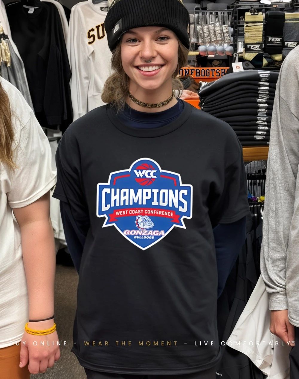 Gonzaga Bulldogs WCC Champions 2026 shirt
