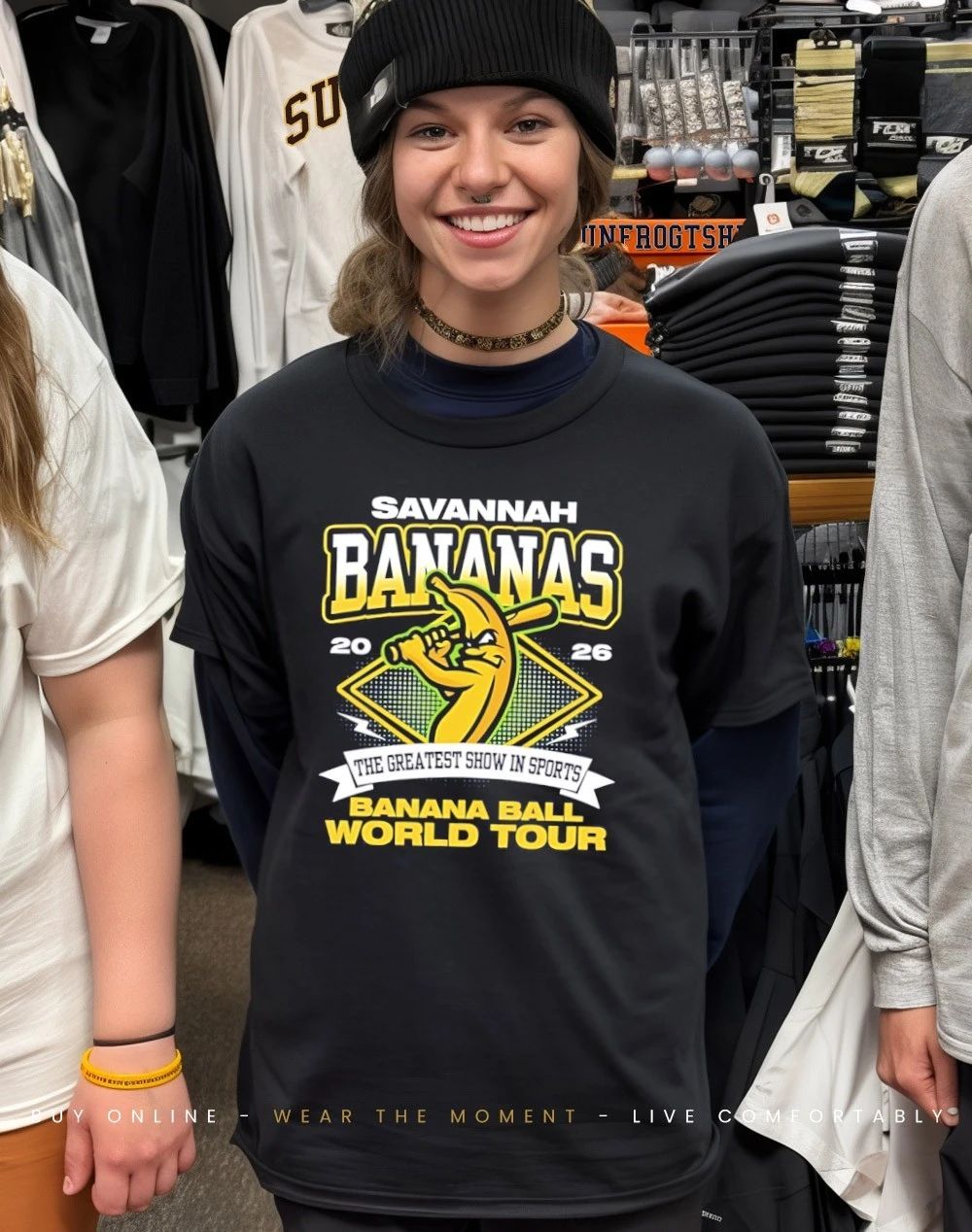 Savannah Bananas 2026 The Greatest Show In Sports Banana Ball World Tour shirt