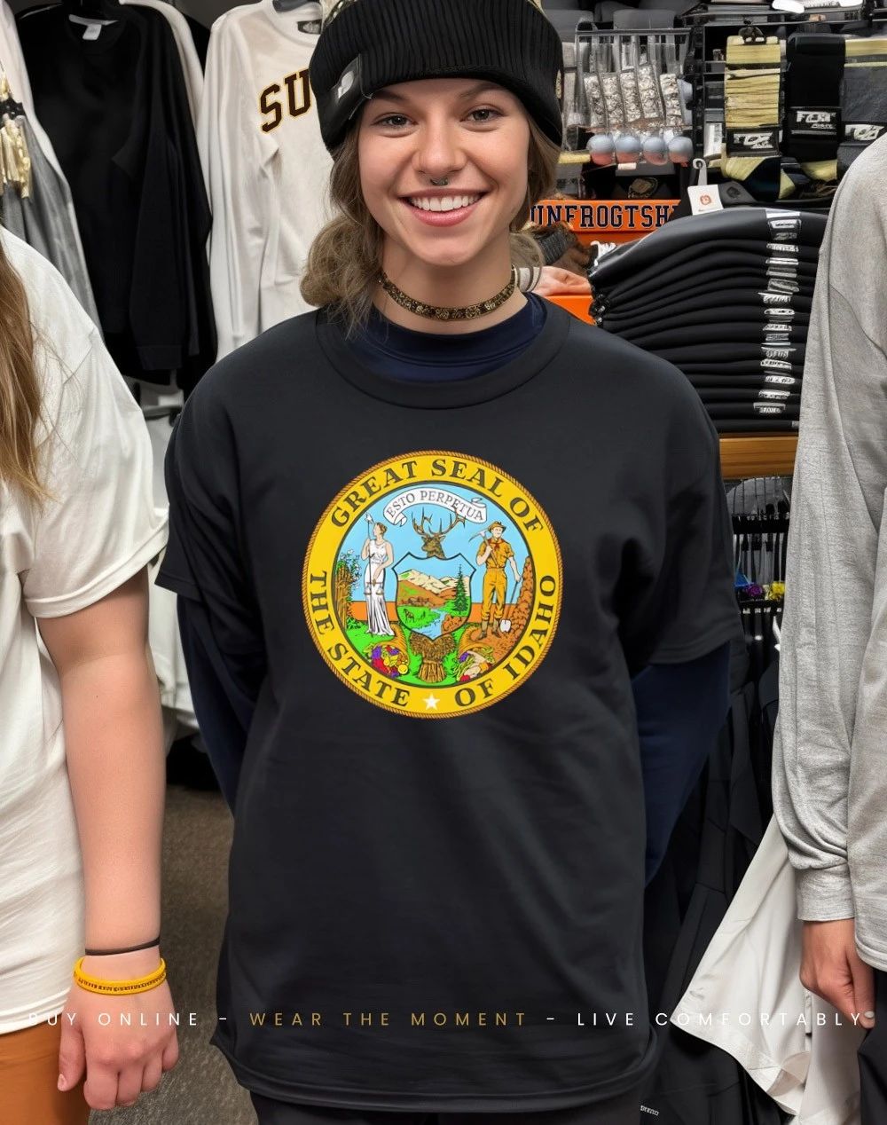 Idaho State Sea Freat Seal of The State of Idaho Philadelphia shirt