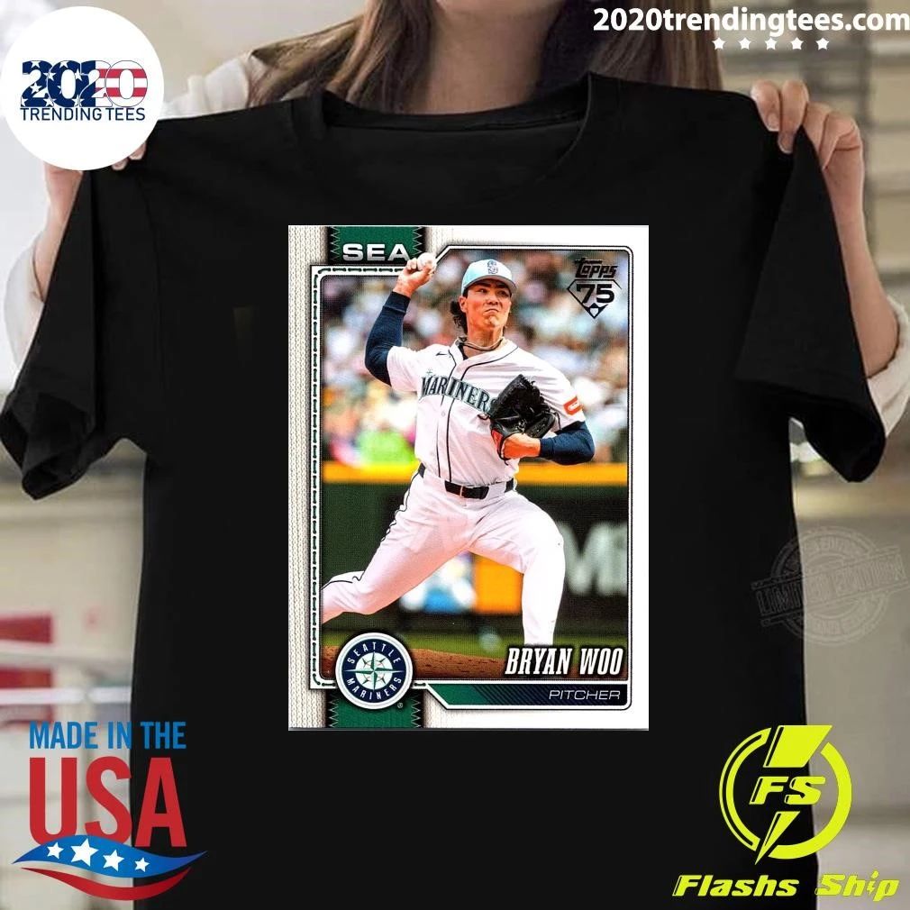 2026 Topps Black Sandglitter #62 Bryan Woo Shirt
