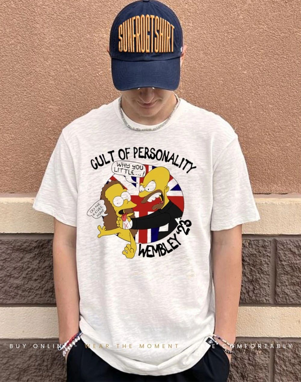 The Simpsons cult of personality wembley ’23 shirt