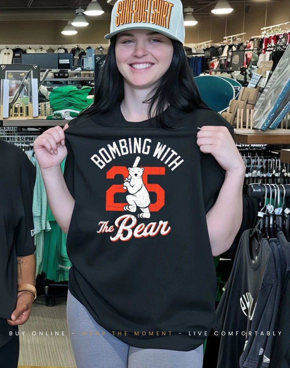 Baltimore Baseball Bombing With The Bear no 25 shirt