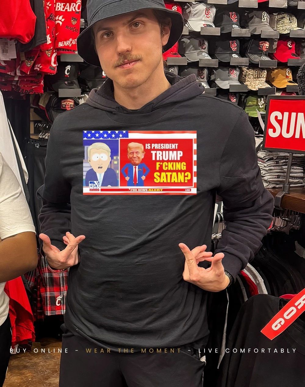 South Park news is president Trump fucking Satan shirt