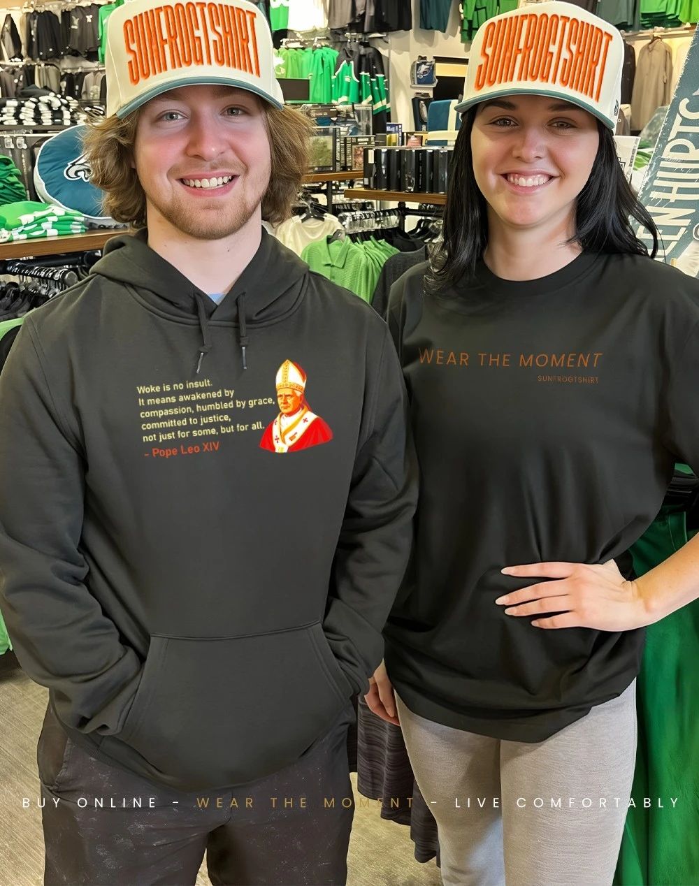 Pope Leo XIV Woke is no insult. It means awakened by compassion humbled by grace shirt