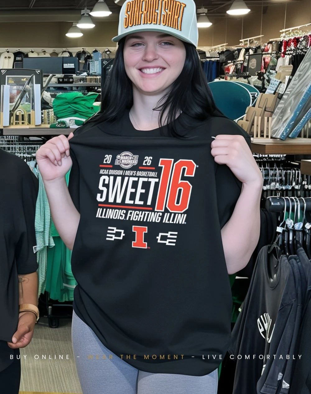 Illinois Fighting Illini 2026 NCAA March Madness Sweet 16 Bound shirt