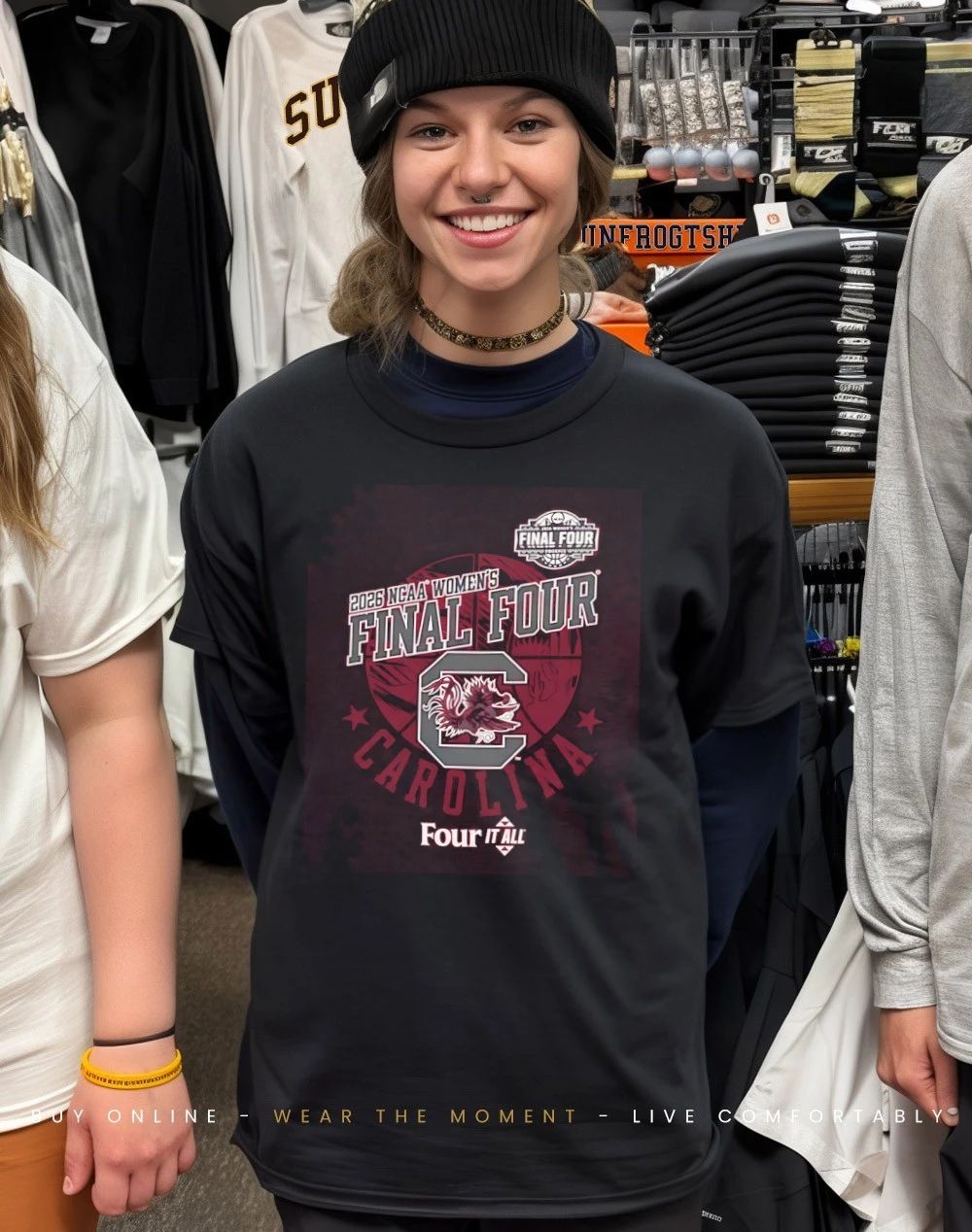 South Carolina Gamecocks 2026 NCAA Women’s Final Four Four It All shirt