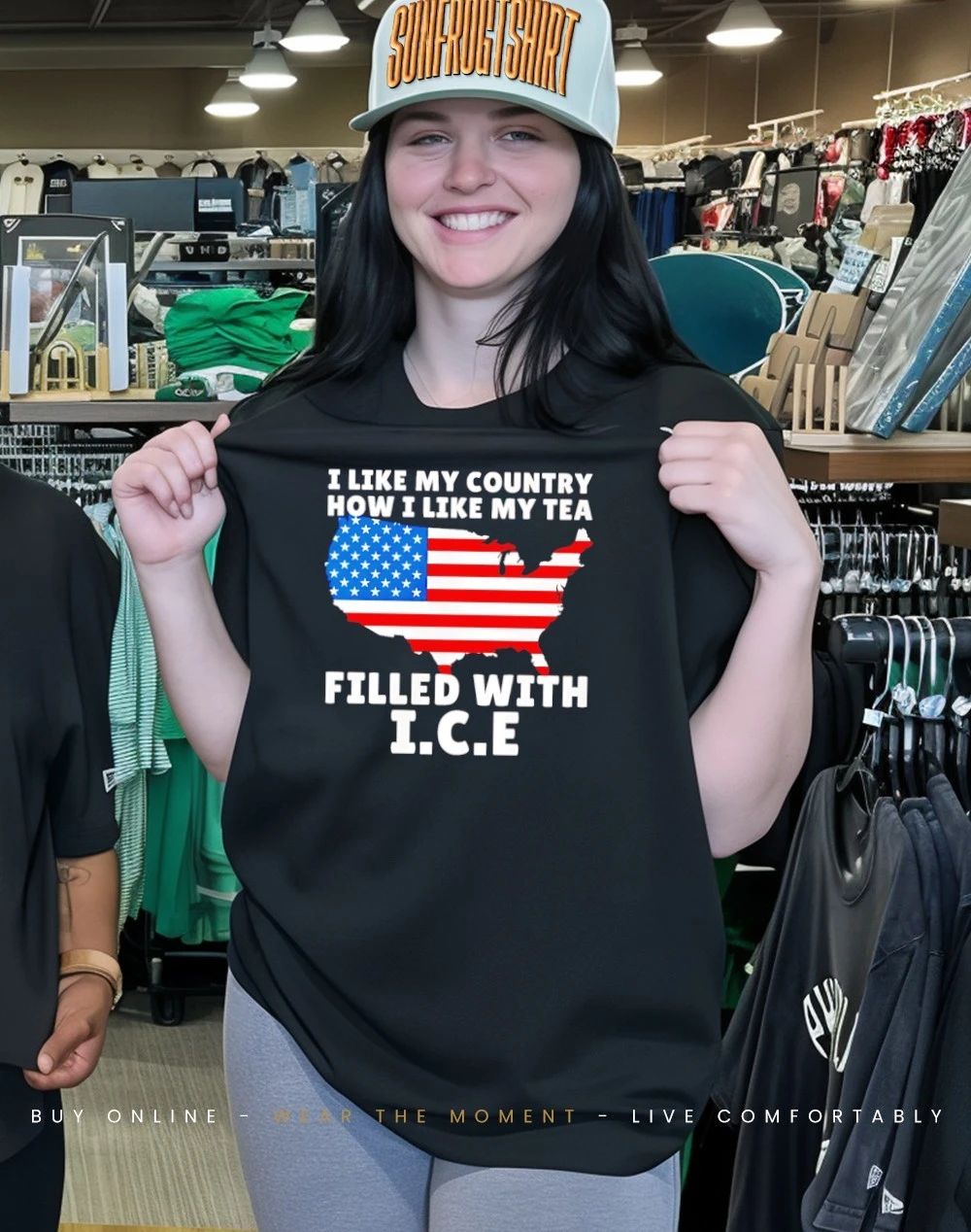 I Like My Country How I Like My Tea Filled With ICE shirt