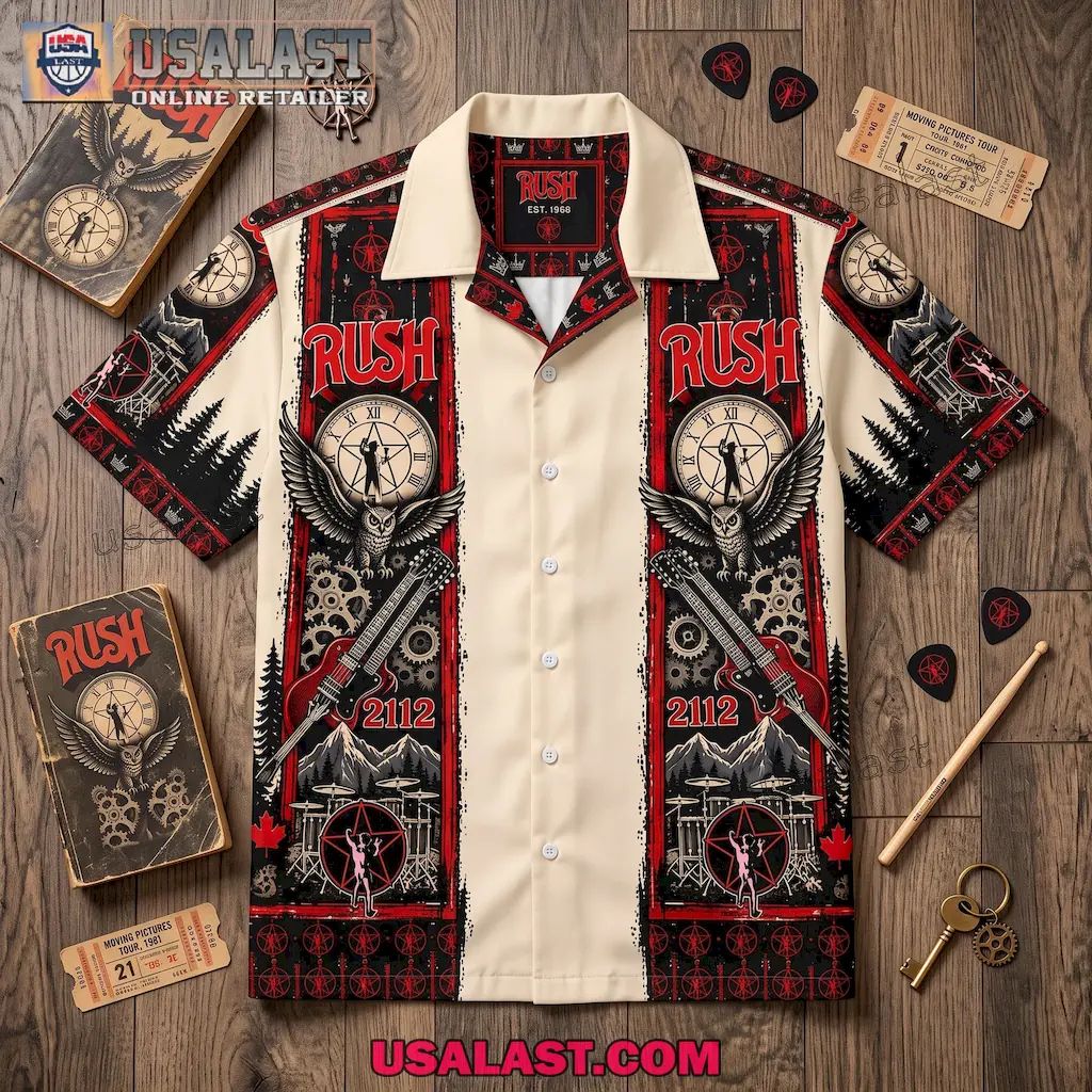 Rush 2112 Band Est 1968 Hawaiian Shirt