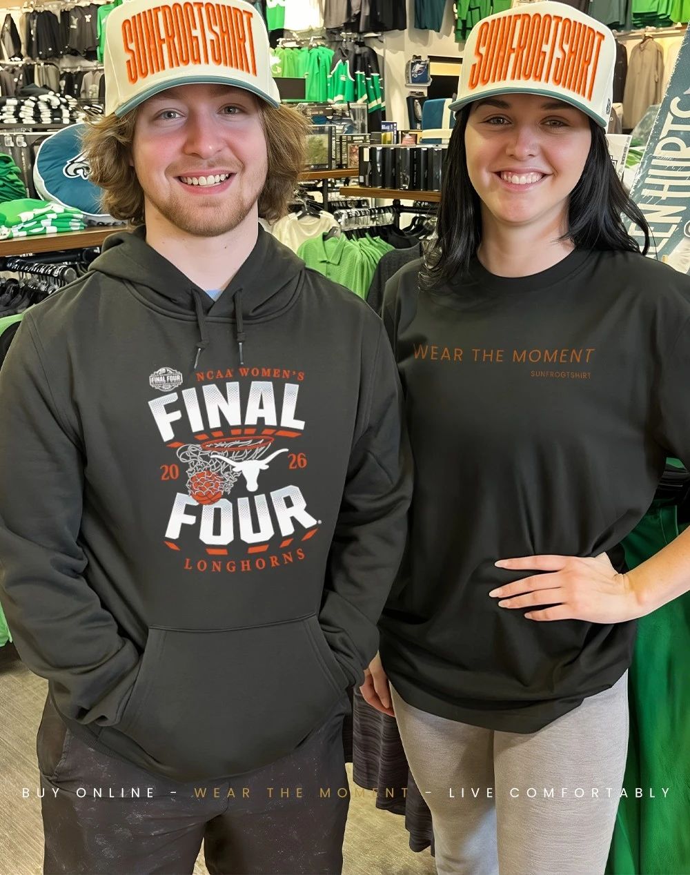 Texas Women’s Basketball 2026 Final Four Hoop shirt