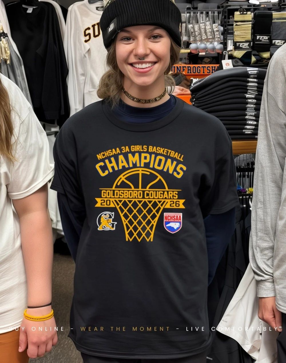 Goldsboro Cougars Nchsaa 3a Girls Basketball Champions shirt